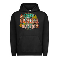 Pigment Black crazy grateful thankful Urban Hoodie - CowGirlArtShop