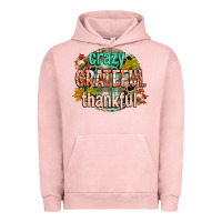 Pigment Salmon crazy grateful thankful Urban Hoodie - CowGirlArtShop