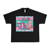 Black merry Christmas pink coffee Urban Heavy Tee - Jasminsmagicworld