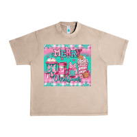 French Oak merry Christmas pink coffee Urban Heavy Tee - Jasminsmagicworld