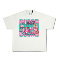 Pistachio merry Christmas pink coffee Urban Heavy Tee - Jasminsmagicworld