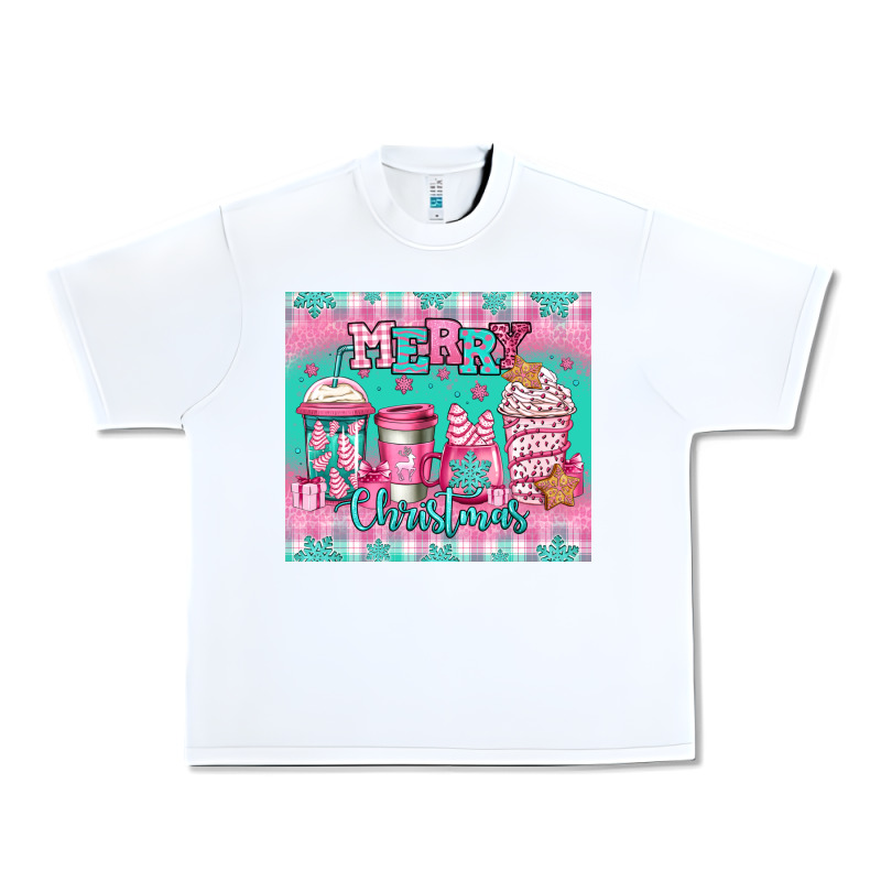 Merry Christmas Pink Coffee Urban Heavy Tee by Jasminsmagicworld | Teevron