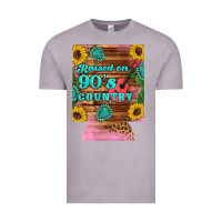 Vintage Zinc raised 90's country guitar cactus sunflower's 12 oz can cooler (regula Vintage Tee - Artiststas