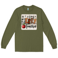 Army Green very merry teacher christmas coaster Long Sleeve Tee - Jasminsmagicworld