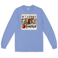 Colony Blue very merry teacher christmas coaster Long Sleeve Tee - Jasminsmagicworld