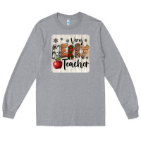 Heather Grey very merry teacher christmas coaster Long Sleeve Tee - Jasminsmagicworld