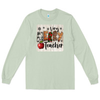 Matcha very merry teacher christmas coaster Long Sleeve Tee - Jasminsmagicworld