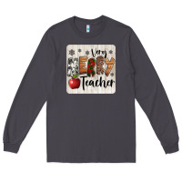Smoke very merry teacher christmas coaster Long Sleeve Tee - Jasminsmagicworld