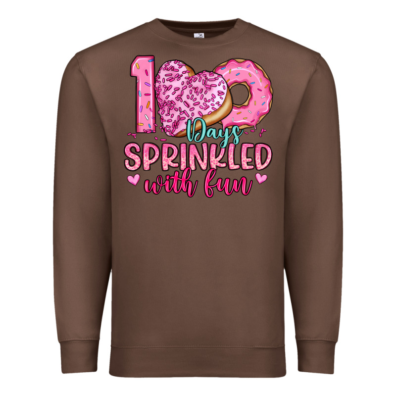 100 Days Sprinkled With Fun Premium Sweatshirt by Artiststas | Teevron