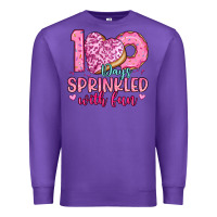 Purple 100 days sprinkled with fun Premium Sweatshirt - Artiststas