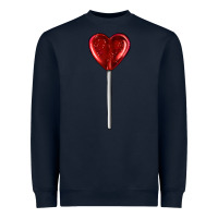 Navy heart candy Heavyweight Sweatshirt - AdoDesignShop