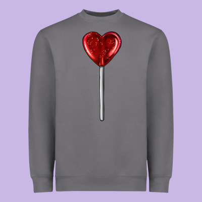 Heart Candy Heavyweight Sweatshirt Designed By Adodesignshop