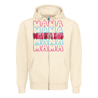 Sandshell wrestling mama Zipper Hoodie - MaliasSmallBusiness