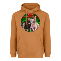 Meerkat christmas pig Heavyweight Hoodie - LillyAllenDesigns