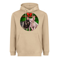 Mushroom christmas pig Heavyweight Hoodie - LillyAllenDesigns