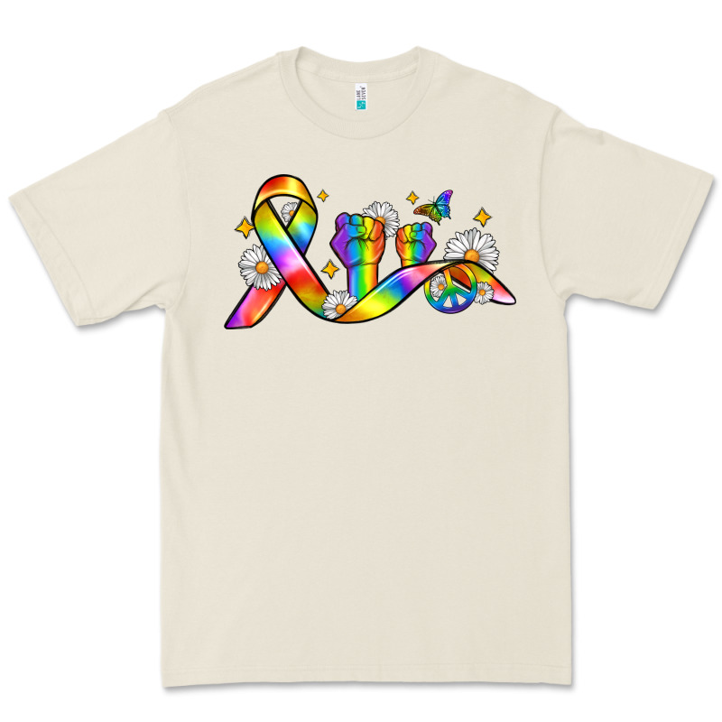 Pride Ribbon Premium Tee by Zillion Design Studio | Teevron