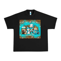 Black winter snowman coffee Urban Heavy Tee - Jasminsmagicworld
