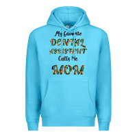 Ocean Blue My Favorite Dental Assistant Calls Me Mom Premium Hoodie - Bettercallsaul