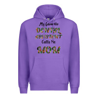 Purple My Favorite Dental Assistant Calls Me Mom Premium Hoodie - Bettercallsaul