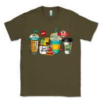 Army Green school bus driver coffee cups Classic Tee - Jasminsmagicworld