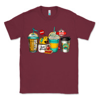 Burgundy school bus driver coffee cups Classic Tee - Jasminsmagicworld