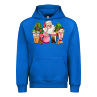 Cobalt pink christmas santa coffe cups Urban Hoodie - CowGirlArtShop