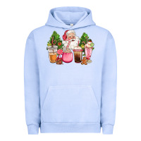 Pigment Grape Ice pink christmas santa coffe cups Urban Hoodie - CowGirlArtShop