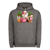 Pigment Tornado pink christmas santa coffe cups Urban Hoodie - CowGirlArtShop
