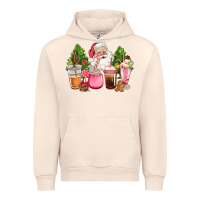 Sandshell pink christmas santa coffe cups Urban Hoodie - CowGirlArtShop