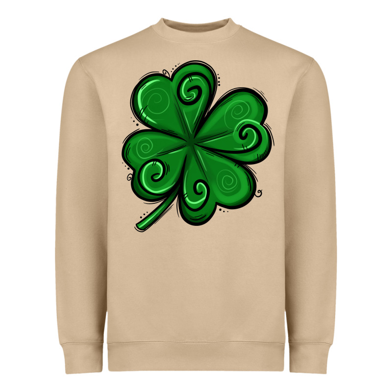 St. Patrick's Day Shamrock Heavyweight Sweatshirt by Jasminsmagicworld | Teevron