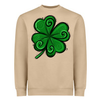 Mushroom St. Patrick's Day Shamrock Heavyweight Sweatshirt - Jasminsmagicworld