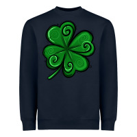 Navy St. Patrick's Day Shamrock Heavyweight Sweatshirt - Jasminsmagicworld