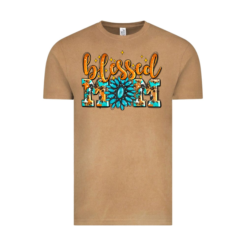 Blessed Mom With Gemstone Vintage Tee by AdoDesignShop | Teevron