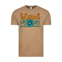 Vintage Coffee blessed mom with gemstone Vintage Tee - AdoDesignShop