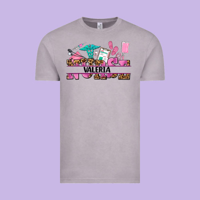 Nurse Custom Name Vintage Tee Designed By Adodesignshop
