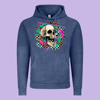 Race Skull Vintage Hoodie Designed By Adodesignshop