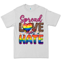 Dove Grey spread love not hate Premium Tee - Zillion Design Studio