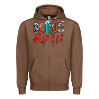 Chestnut scrub life Zipper Hoodie - NancyCooperArtShop