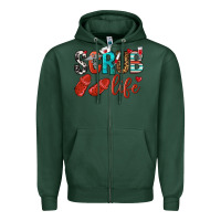 Sports Green scrub life Zipper Hoodie - NancyCooperArtShop
