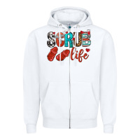 White scrub life Zipper Hoodie - NancyCooperArtShop