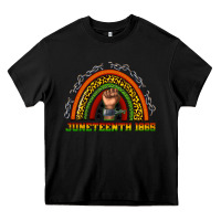 Black juneteenth 1865 rainbow Heavy Core Tee - texasbilliewilder
