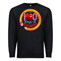 Black 100 days of school Premium Sweatshirt - Artiststas