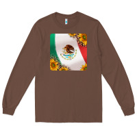 Chestnut mexican flag sunflowers and leopard coaster Long Sleeve Tee - Jasminsmagicworld