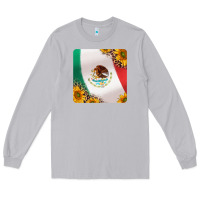 Moon Dust mexican flag sunflowers and leopard coaster Long Sleeve Tee - Jasminsmagicworld