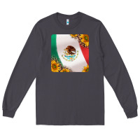Smoke mexican flag sunflowers and leopard coaster Long Sleeve Tee - Jasminsmagicworld