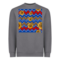 Storm 4th of july sunflower seamless  pattern Heavyweight Sweatshirt - BundleAndBundleShop