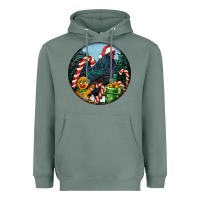 Sage jersey giant rooster christmas Heavyweight Hoodie - LillyAllenDesigns