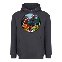 Smoke jersey giant rooster christmas Heavyweight Hoodie - LillyAllenDesigns