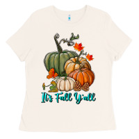 Bone Happy Fall Y'all Pumpkins Ladies Tee - RanaPortraitStore