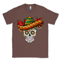 Chestnut cinco de mayo sombrero skull Classic Tee - BarkalooDesign
